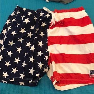 American flag shorts